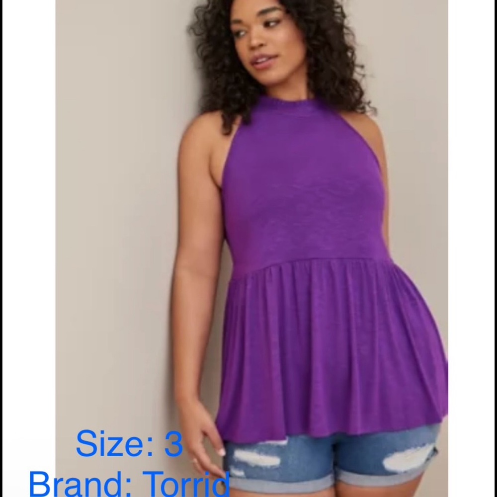 Torrid Vibrant Purple Tank Top